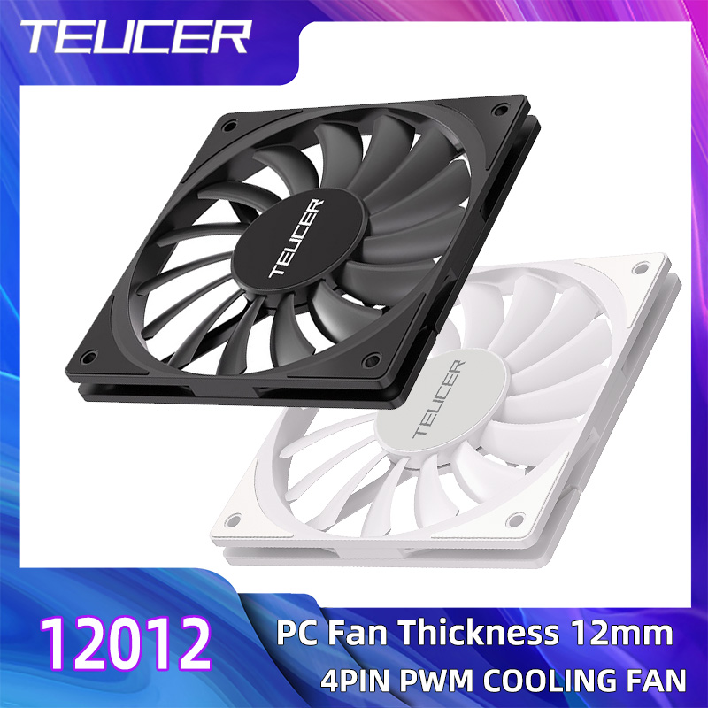 Gpu Cooler - TEUCER TE-12012 Kipas Pendingin Ultra-tipis 120X120X12Mm