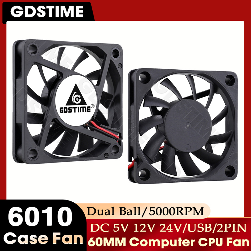 Gpu Cooler - Kipas GDSTIME 60mm 24V 12V 60x60x10MM