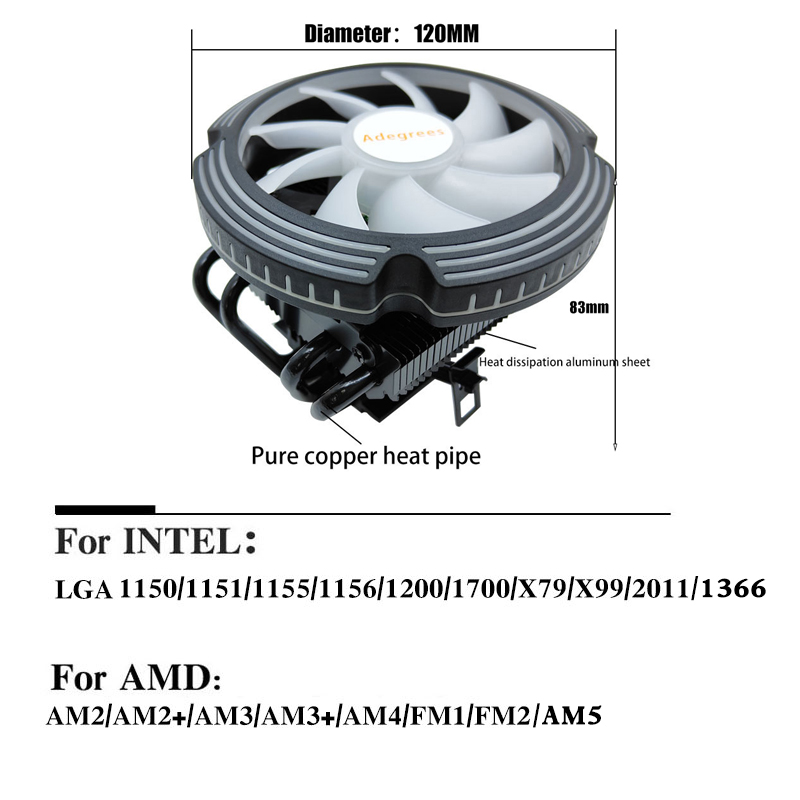 4 Pipa Pendingin RGB untuk CPU - Air Cooler Cpu ulasan dan harga