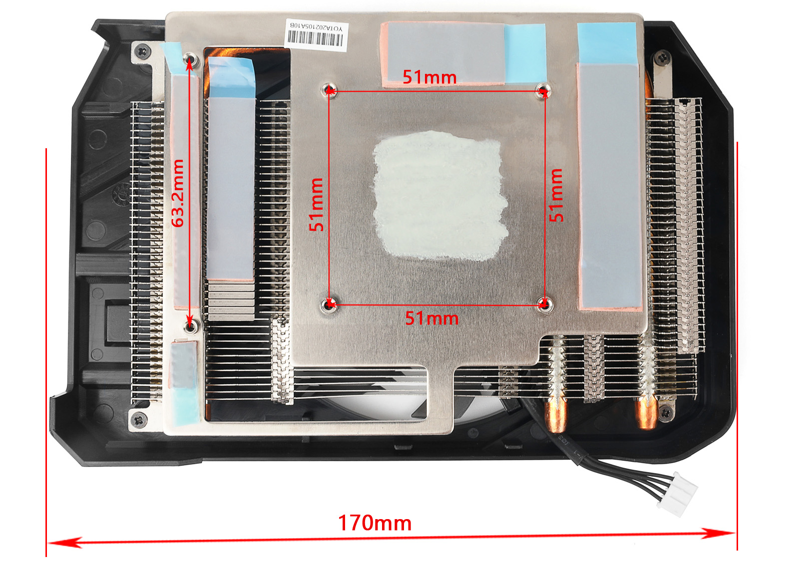 95MM Penggantian Kipas Pending - Gpu Cooler ulasan dan harga