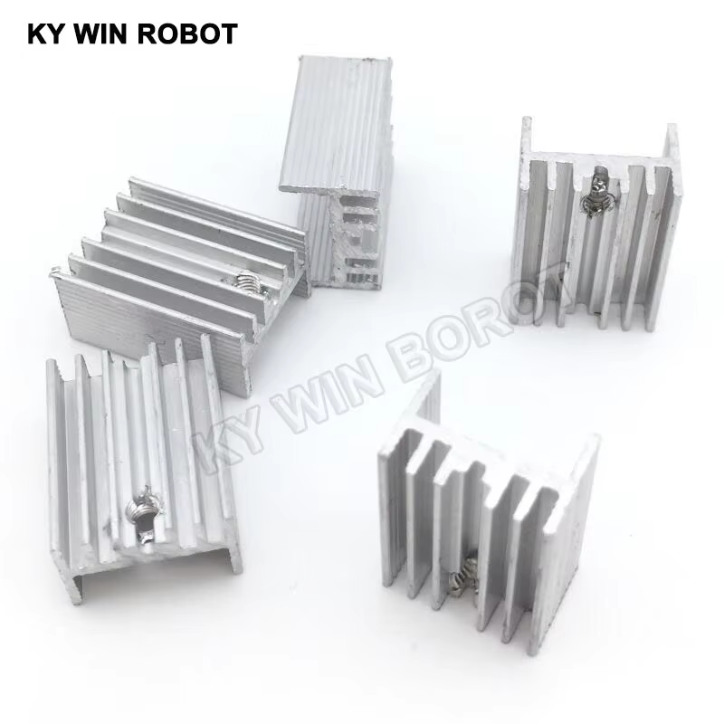 10 Buah Aluminium TO-220 Heats - Heatsink ulasan dan harga